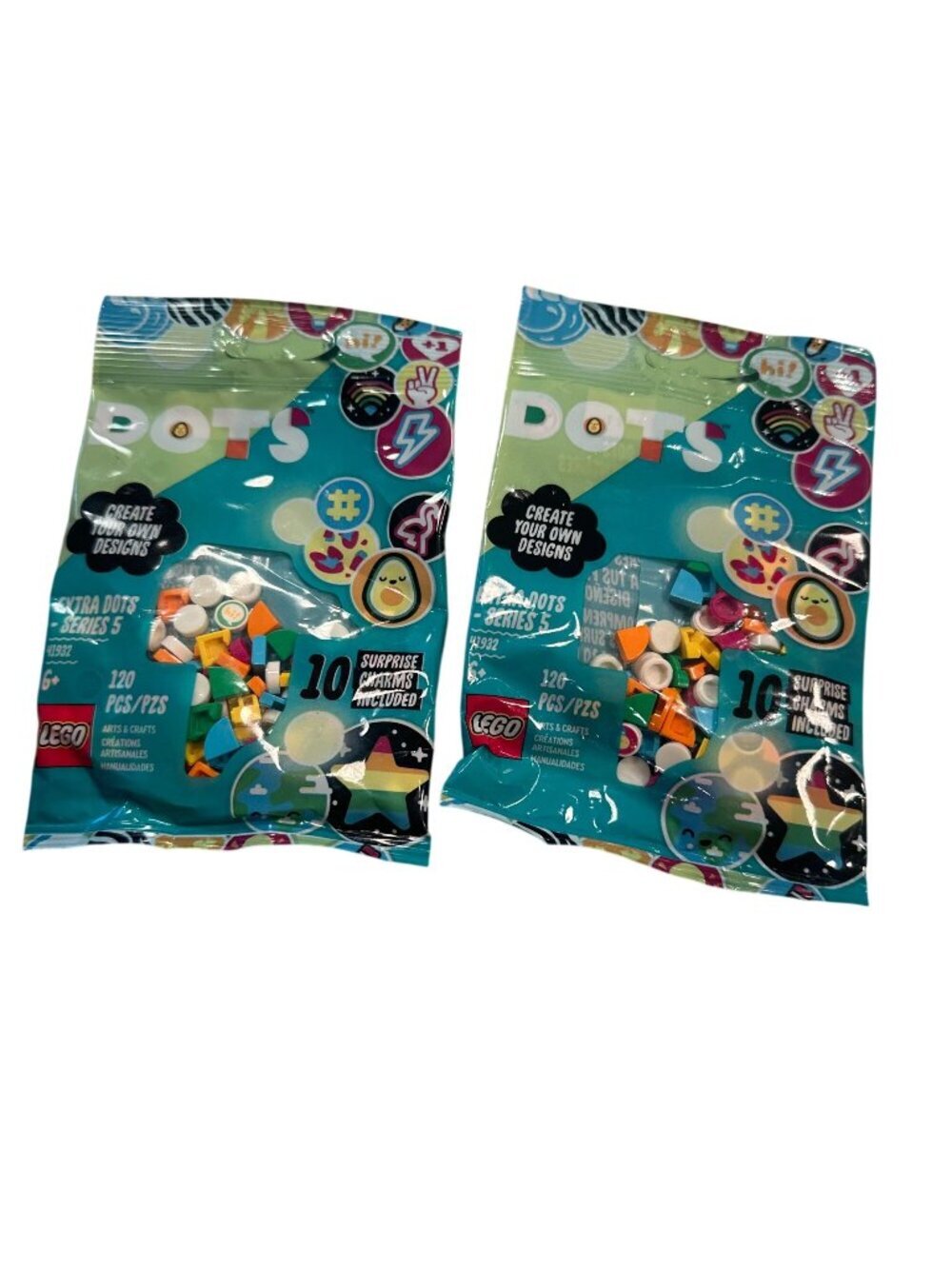 LEGO Dots Extra Dots Series 5 41932 120 Piece Building Set 10 Surprise Charms 2